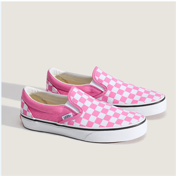 Vans Sko Classic Slip-On Checkerboard Shoe Pink